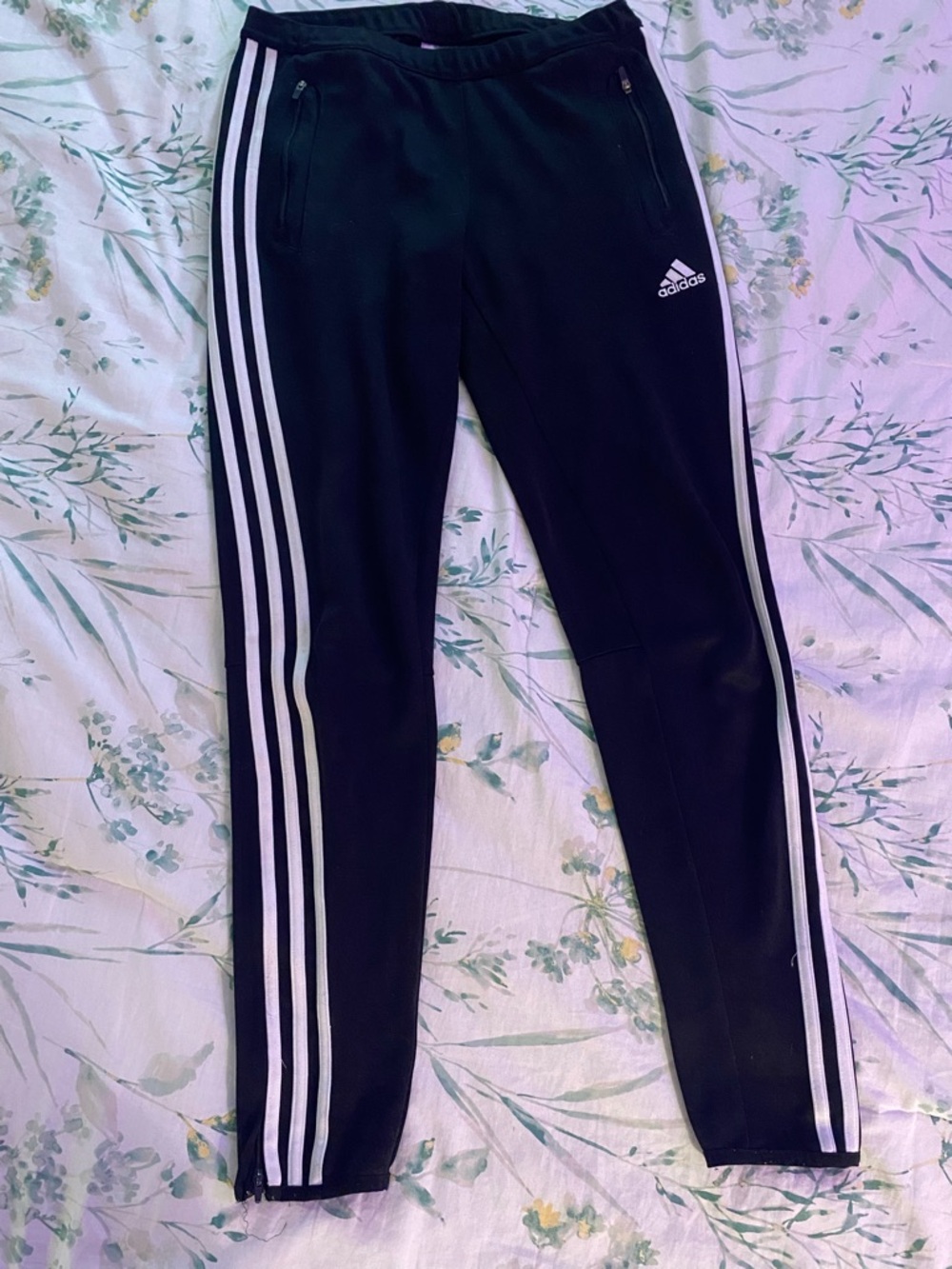 Adidas Climacool Training Pants with White 3-Stripes